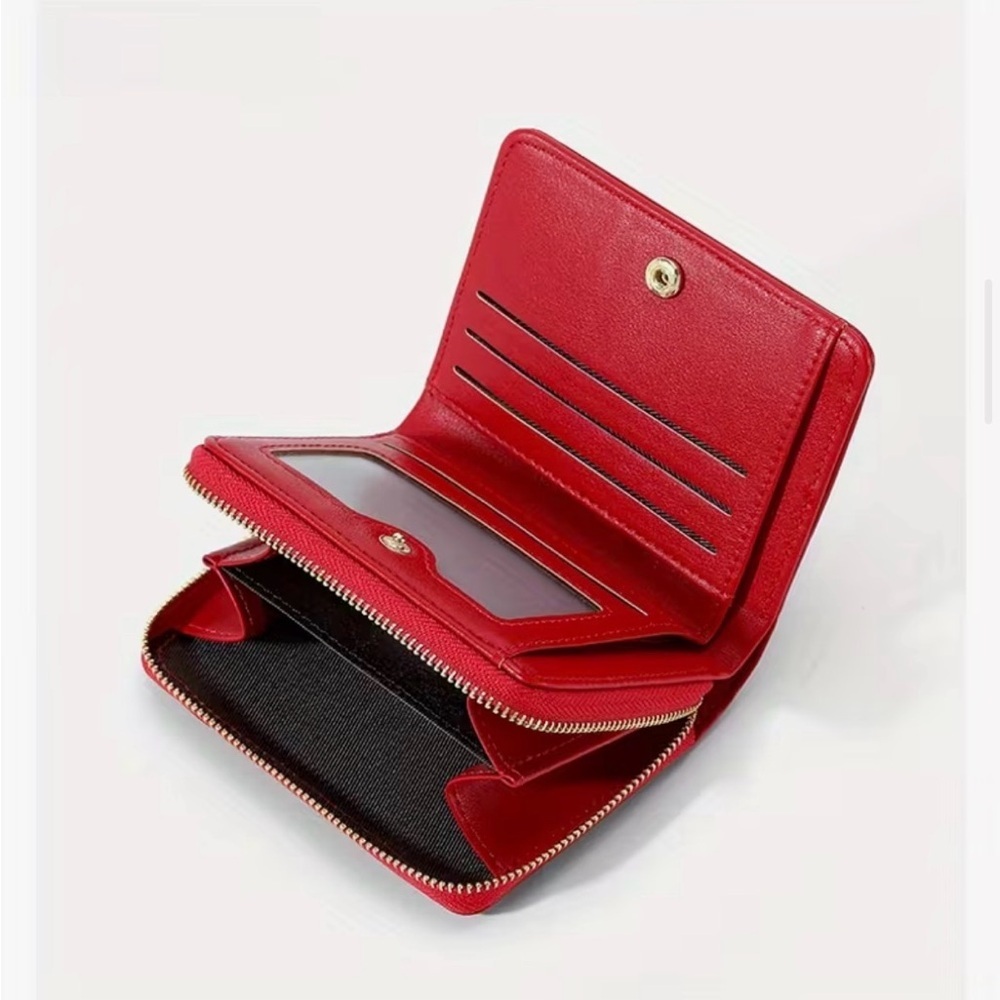 New Embroidered Dachshund Dog Leather Wallet - Picture 5 of 10